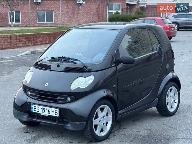 Черный Смарт Форту, объемом двигателя 0.7 л и пробегом 196 тыс. км за 3100 $, фото 2 на Automoto.ua