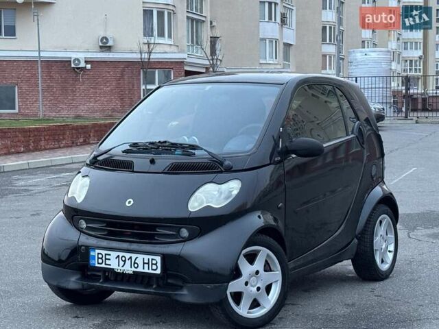 Черный Смарт Форту, объемом двигателя 0.7 л и пробегом 196 тыс. км за 3100 $, фото 1 на Automoto.ua