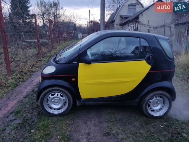 Чорний Смарт Fortwo, об'ємом двигуна 0.6 л та пробігом 196 тис. км за 2100 $, фото 4 на Automoto.ua