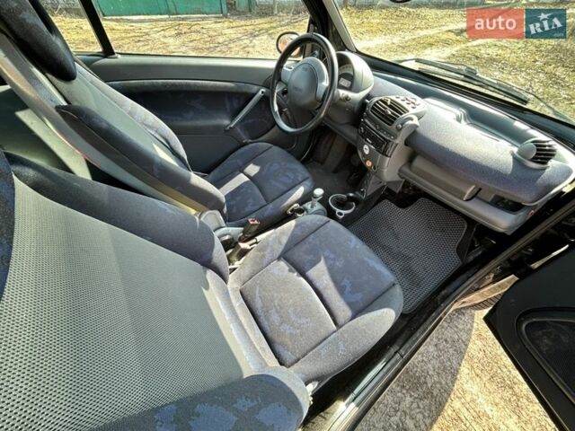 Черный Смарт Форту, объемом двигателя 0.7 л и пробегом 137 тыс. км за 3780 $, фото 16 на Automoto.ua