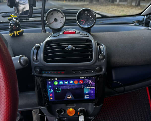 Черный Смарт Форту, объемом двигателя 0.7 л и пробегом 152 тыс. км за 3800 $, фото 11 на Automoto.ua