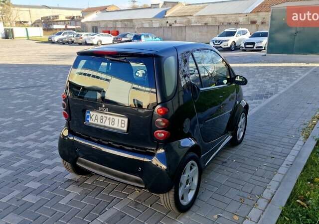 Черный Смарт Форту, объемом двигателя 0.7 л и пробегом 267 тыс. км за 2990 $, фото 6 на Automoto.ua