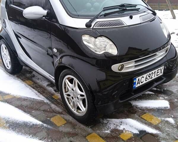 Чорний Смарт Fortwo, об'ємом двигуна 0.7 л та пробігом 187 тис. км за 4000 $, фото 1 на Automoto.ua