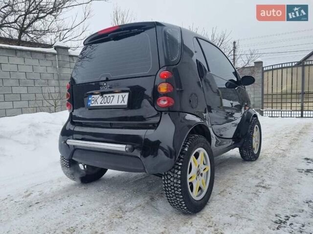 Чорний Смарт Fortwo, об'ємом двигуна 0.7 л та пробігом 155 тис. км за 3999 $, фото 5 на Automoto.ua