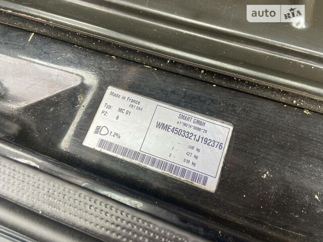 Чорний Смарт Fortwo, об'ємом двигуна 0.7 л та пробігом 201 тис. км за 3400 $, фото 4 на Automoto.ua