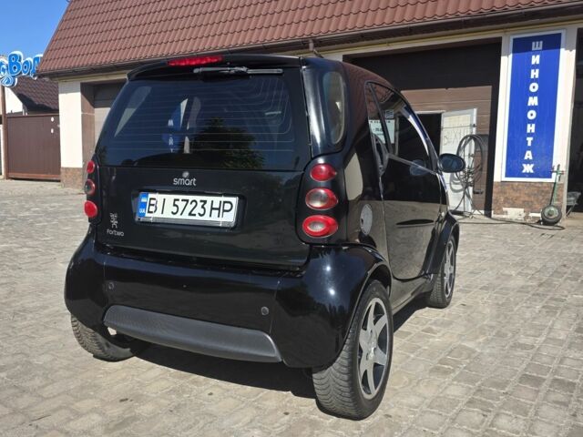 Чорний Смарт Fortwo, об'ємом двигуна 0.7 л та пробігом 245 тис. км за 4200 $, фото 1 на Automoto.ua