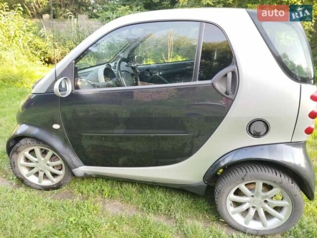Черный Смарт Форту, объемом двигателя 0.7 л и пробегом 224 тыс. км за 3000 $, фото 2 на Automoto.ua