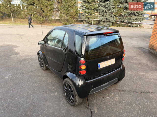 Черный Смарт Форту, объемом двигателя 0.7 л и пробегом 92 тыс. км за 3680 $, фото 4 на Automoto.ua