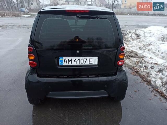 Черный Смарт Форту, объемом двигателя 0.8 л и пробегом 163 тыс. км за 4100 $, фото 6 на Automoto.ua