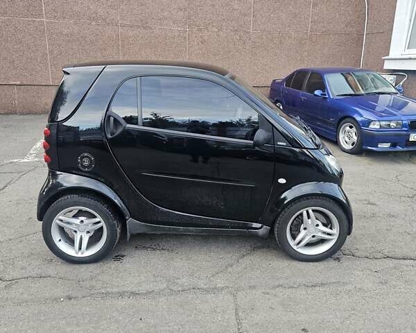 Черный Смарт Форту, объемом двигателя 0.8 л и пробегом 235 тыс. км за 4100 $, фото 1 на Automoto.ua