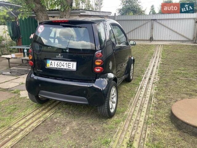 Черный Смарт Форту, объемом двигателя 0.7 л и пробегом 162 тыс. км за 3400 $, фото 1 на Automoto.ua