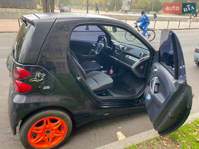 Черный Смарт Форту, объемом двигателя 1 л и пробегом 88 тыс. км за 6500 $, фото 3 на Automoto.ua