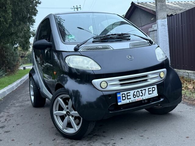 Черный Смарт Форту, объемом двигателя 0.6 л и пробегом 150 тыс. км за 1800 $, фото 4 на Automoto.ua