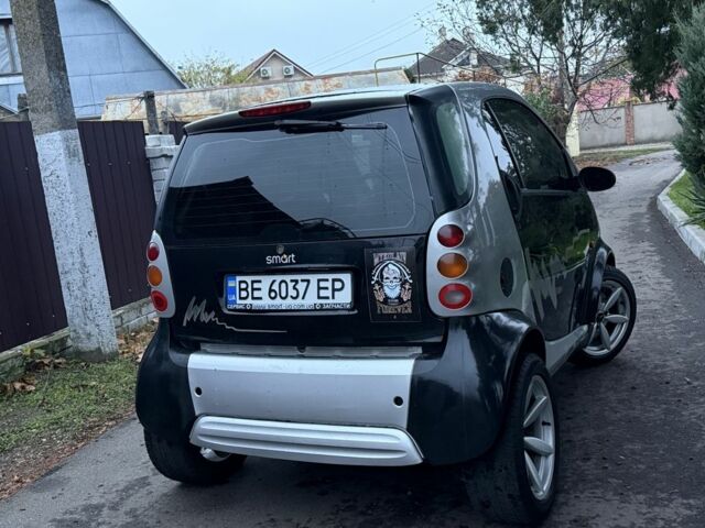 Черный Смарт Форту, объемом двигателя 0.6 л и пробегом 150 тыс. км за 1800 $, фото 7 на Automoto.ua