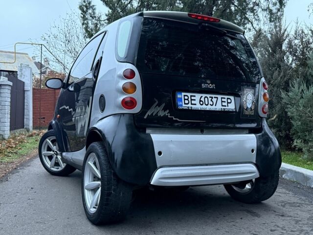 Черный Смарт Форту, объемом двигателя 0.6 л и пробегом 150 тыс. км за 1800 $, фото 5 на Automoto.ua