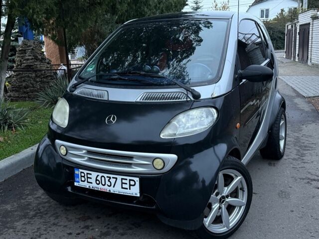 Черный Смарт Форту, объемом двигателя 0.6 л и пробегом 150 тыс. км за 1800 $, фото 3 на Automoto.ua