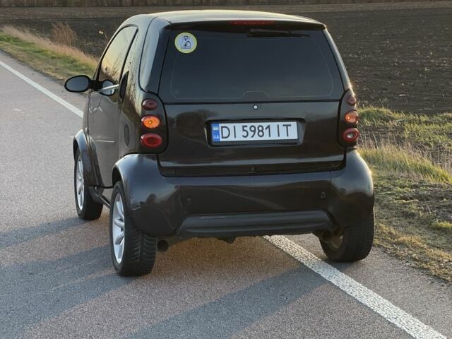 Черный Смарт Форту, объемом двигателя 0.6 л и пробегом 200 тыс. км за 3500 $, фото 4 на Automoto.ua