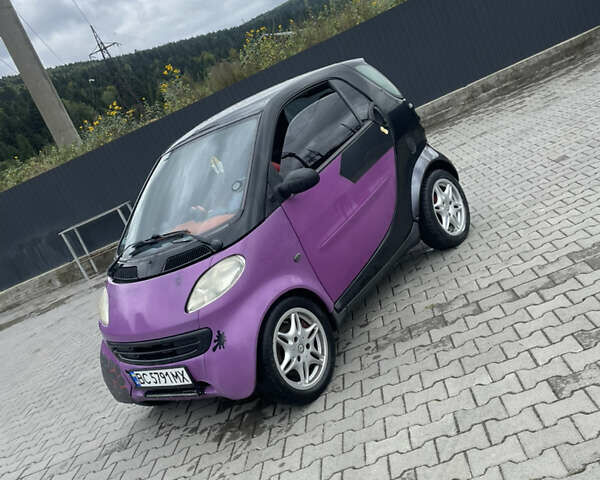 Фіолетовий Смарт Fortwo, об'ємом двигуна 0.6 л та пробігом 217 тис. км за 3000 $, фото 1 на Automoto.ua