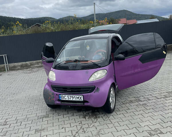 Фіолетовий Смарт Fortwo, об'ємом двигуна 0.6 л та пробігом 217 тис. км за 3000 $, фото 6 на Automoto.ua