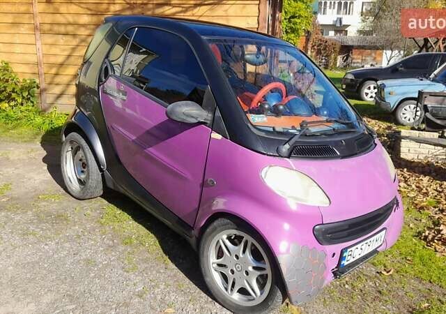 Фіолетовий Смарт Fortwo, об'ємом двигуна 0.6 л та пробігом 217 тис. км за 2500 $, фото 2 на Automoto.ua
