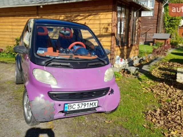 Фіолетовий Смарт Fortwo, об'ємом двигуна 0.6 л та пробігом 217 тис. км за 2200 $, фото 15 на Automoto.ua