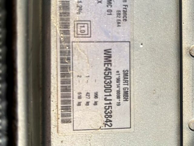 Красный Смарт Форту, объемом двигателя 0.8 л и пробегом 115 тыс. км за 3700 $, фото 11 на Automoto.ua