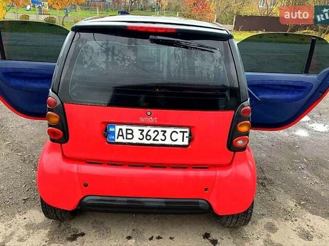 Червоний Смарт Fortwo, об'ємом двигуна 0.6 л та пробігом 168 тис. км за 4500 $, фото 2 на Automoto.ua