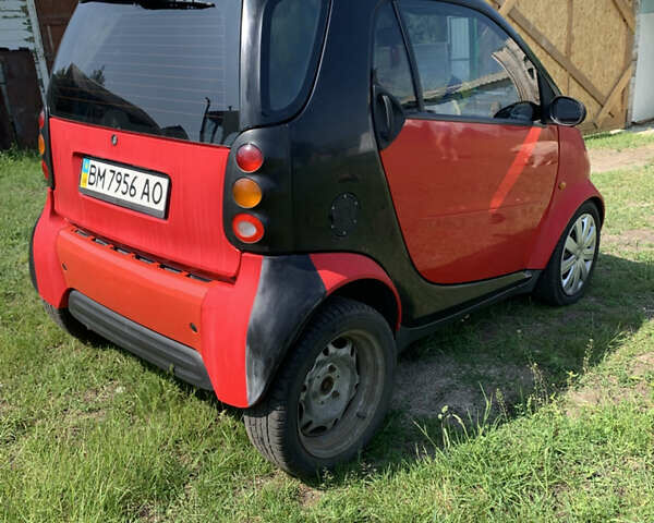 Красный Смарт Форту, объемом двигателя 0.6 л и пробегом 125 тыс. км за 2900 $, фото 2 на Automoto.ua