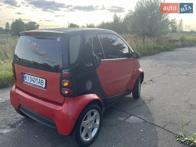 Червоний Смарт Fortwo, об'ємом двигуна 0.7 л та пробігом 217 тис. км за 3100 $, фото 2 на Automoto.ua