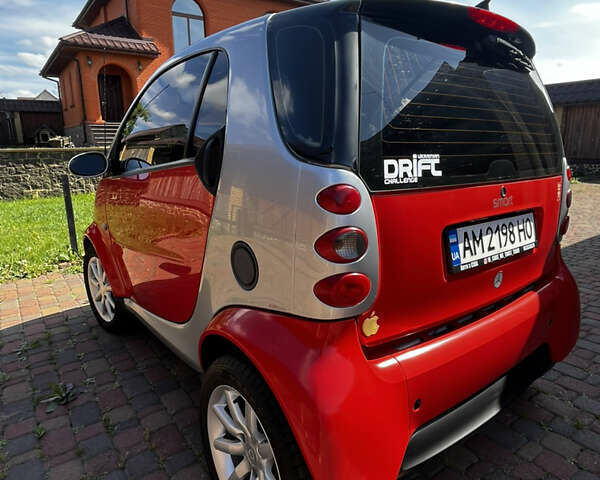 Червоний Смарт Fortwo, об'ємом двигуна 0.7 л та пробігом 278 тис. км за 4200 $, фото 3 на Automoto.ua