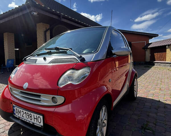 Червоний Смарт Fortwo, об'ємом двигуна 0.7 л та пробігом 278 тис. км за 4200 $, фото 2 на Automoto.ua