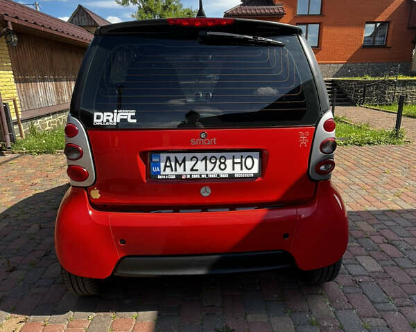 Червоний Смарт Fortwo, об'ємом двигуна 0.7 л та пробігом 278 тис. км за 4200 $, фото 4 на Automoto.ua