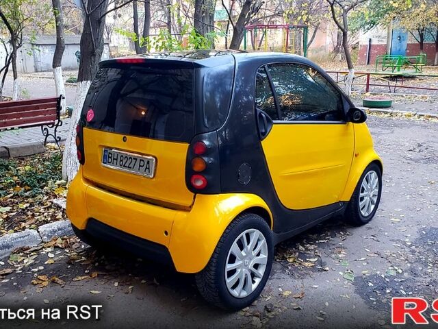 Жовтий Смарт Fortwo, об'ємом двигуна 0.6 л та пробігом 193 тис. км за 2600 $, фото 8 на Automoto.ua