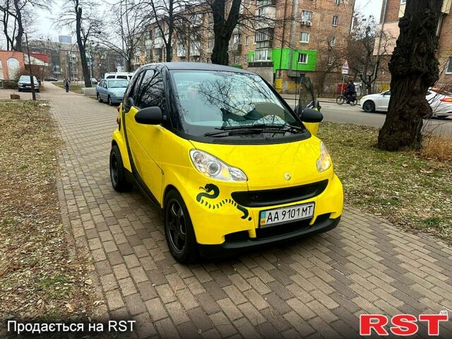 Жовтий Смарт Fortwo, об'ємом двигуна 1 л та пробігом 201 тис. км за 4750 $, фото 2 на Automoto.ua