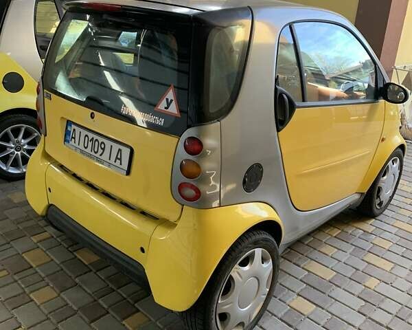 Жовтий Смарт Fortwo, об'ємом двигуна 0.6 л та пробігом 220 тис. км за 2800 $, фото 13 на Automoto.ua