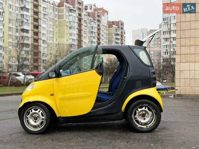 Желтый Смарт Форту, объемом двигателя 0.6 л и пробегом 137 тыс. км за 2650 $, фото 6 на Automoto.ua