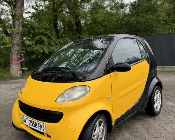 Жовтий Смарт Fortwo, об'ємом двигуна 0.8 л та пробігом 350 тис. км за 2500 $, фото 1 на Automoto.ua