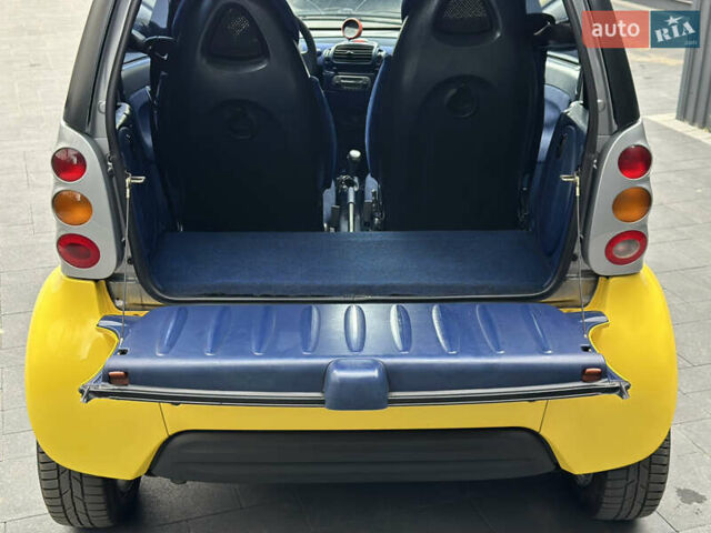 Жовтий Смарт Fortwo, об'ємом двигуна 0.8 л та пробігом 170 тис. км за 3200 $, фото 23 на Automoto.ua