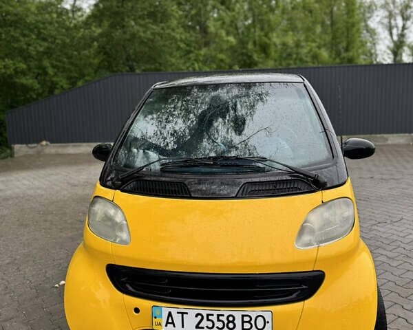 Желтый Смарт Форту, объемом двигателя 0.8 л и пробегом 350 тыс. км за 2700 $, фото 3 на Automoto.ua