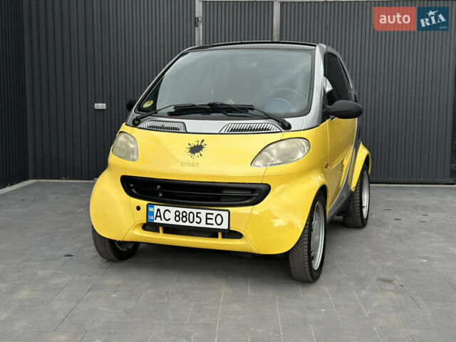 Жовтий Смарт Fortwo, об'ємом двигуна 0.8 л та пробігом 170 тис. км за 3200 $, фото 8 на Automoto.ua