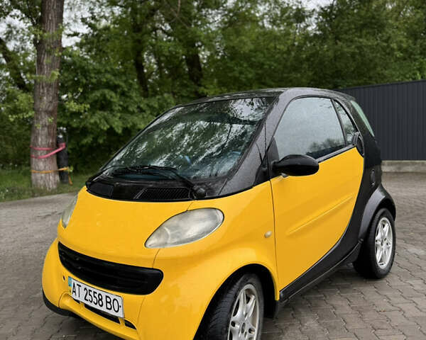 Желтый Смарт Форту, объемом двигателя 0.8 л и пробегом 350 тыс. км за 2700 $, фото 1 на Automoto.ua