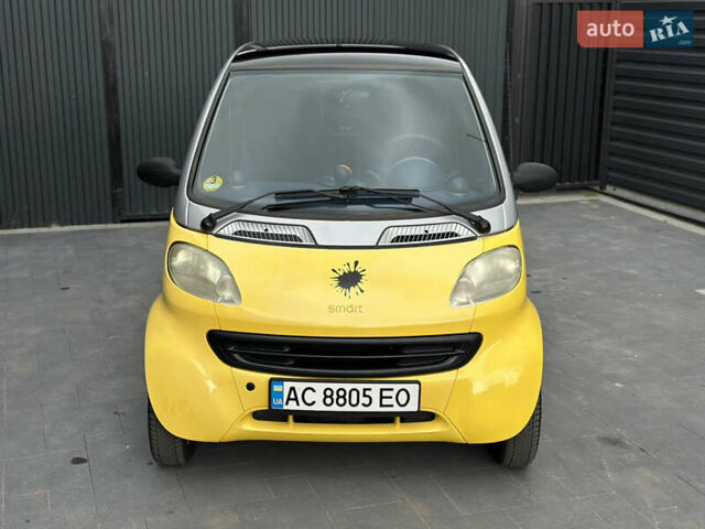 Жовтий Смарт Fortwo, об'ємом двигуна 0.8 л та пробігом 170 тис. км за 3200 $, фото 7 на Automoto.ua
