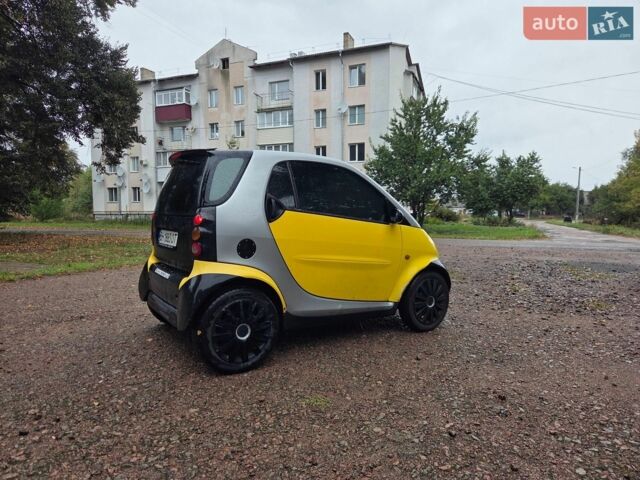 Жовтий Смарт Fortwo, об'ємом двигуна 0.8 л та пробігом 333 тис. км за 2500 $, фото 4 на Automoto.ua