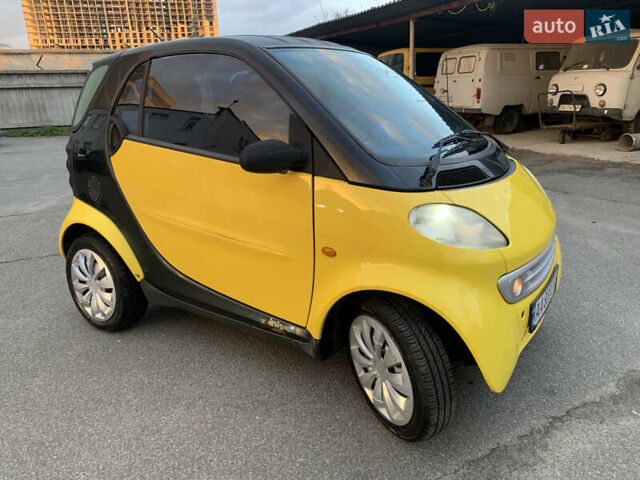 Желтый Смарт Форту, объемом двигателя 0.6 л и пробегом 146 тыс. км за 2300 $, фото 2 на Automoto.ua