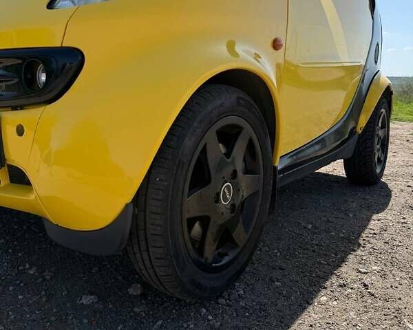 Желтый Смарт Форту, объемом двигателя 0.6 л и пробегом 191 тыс. км за 2900 $, фото 1 на Automoto.ua