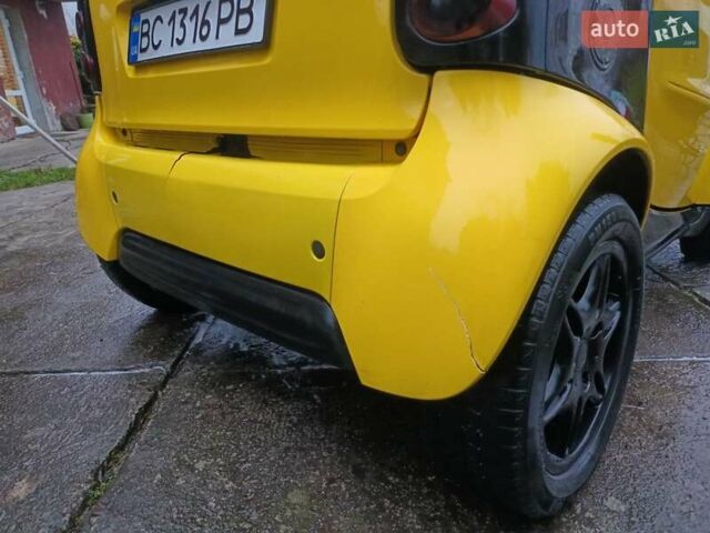 Жовтий Смарт Fortwo, об'ємом двигуна 0.7 л та пробігом 230 тис. км за 2800 $, фото 10 на Automoto.ua
