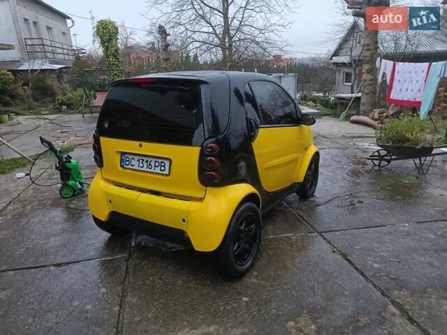 Жовтий Смарт Fortwo, об'ємом двигуна 0.7 л та пробігом 230 тис. км за 2800 $, фото 8 на Automoto.ua