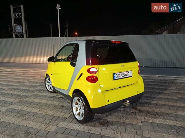 Жовтий Смарт Fortwo, об'ємом двигуна 1 л та пробігом 166 тис. км за 5000 $, фото 2 на Automoto.ua
