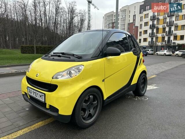 Желтый Смарт Форту, объемом двигателя 1 л и пробегом 208 тыс. км за 4500 $, фото 1 на Automoto.ua