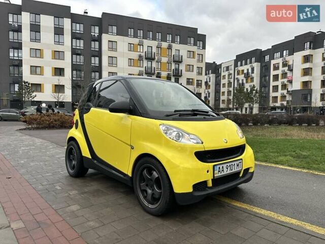 Желтый Смарт Форту, объемом двигателя 1 л и пробегом 208 тыс. км за 4500 $, фото 7 на Automoto.ua